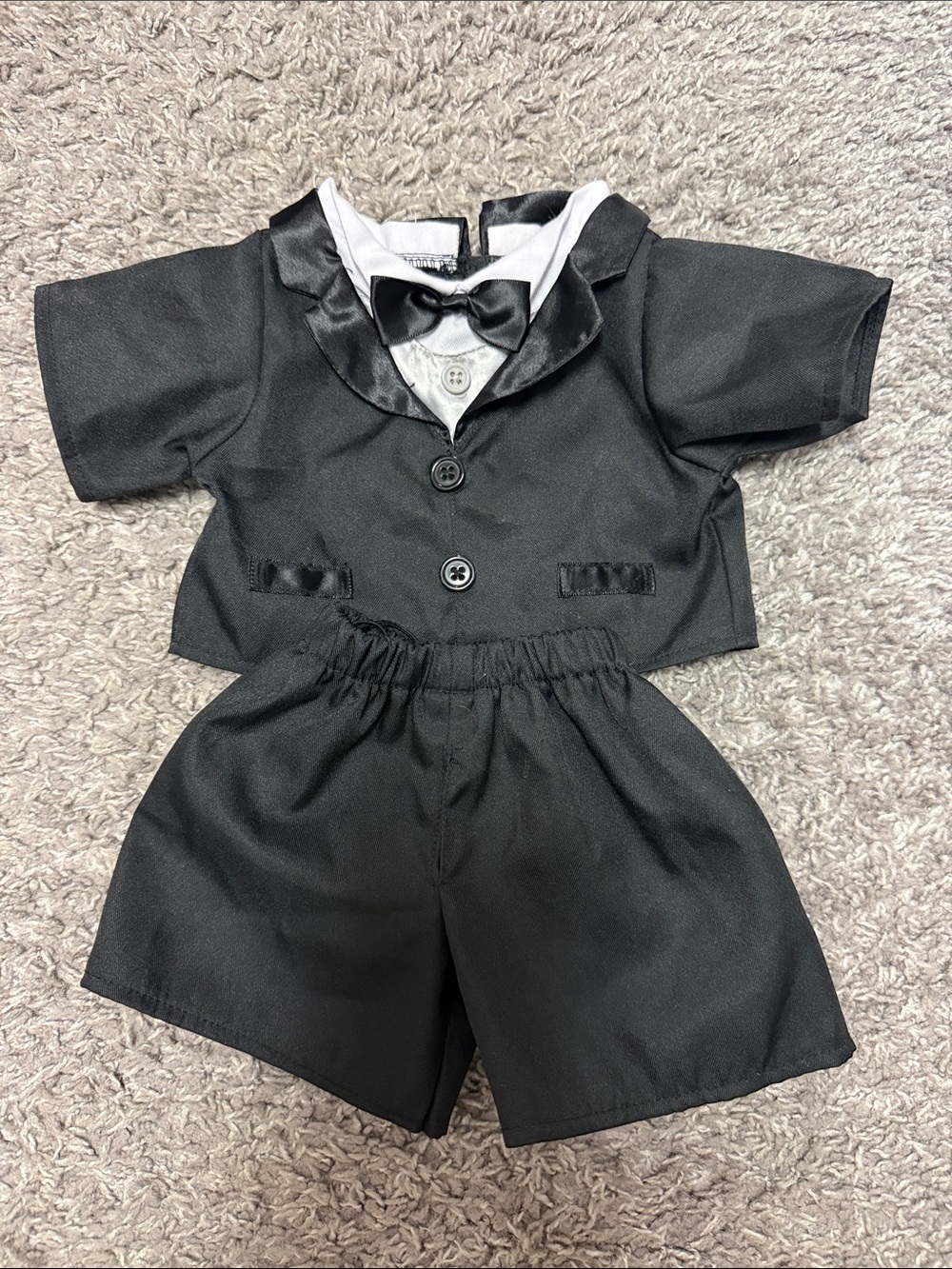EUC Build-A-Bear 2 Piece Tuxedo